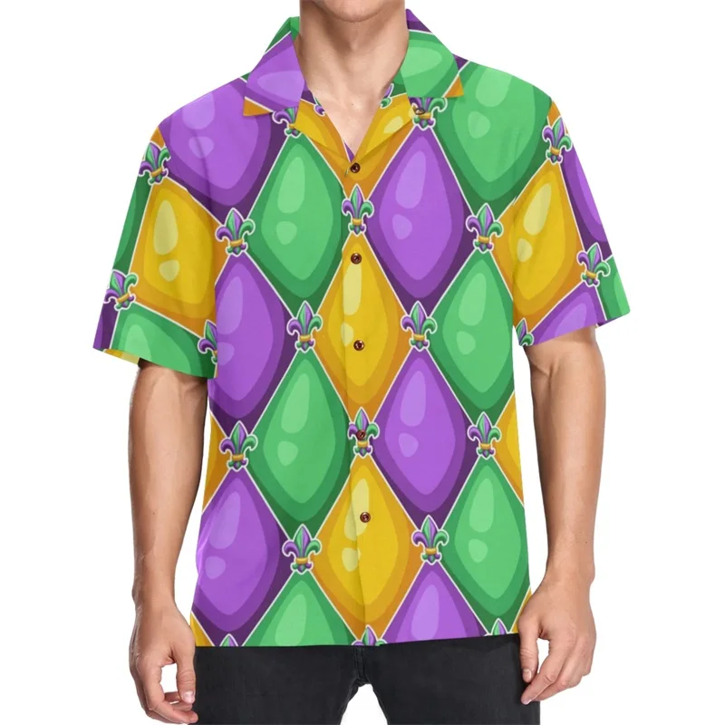 thumbnail image 1 of Camisas hawaianas con estampado 3D de cactus y manga corta para hombre, camisas playeras hawaianas informales con botones, blusas y camisas extragrandes para hombre, 1 of 5