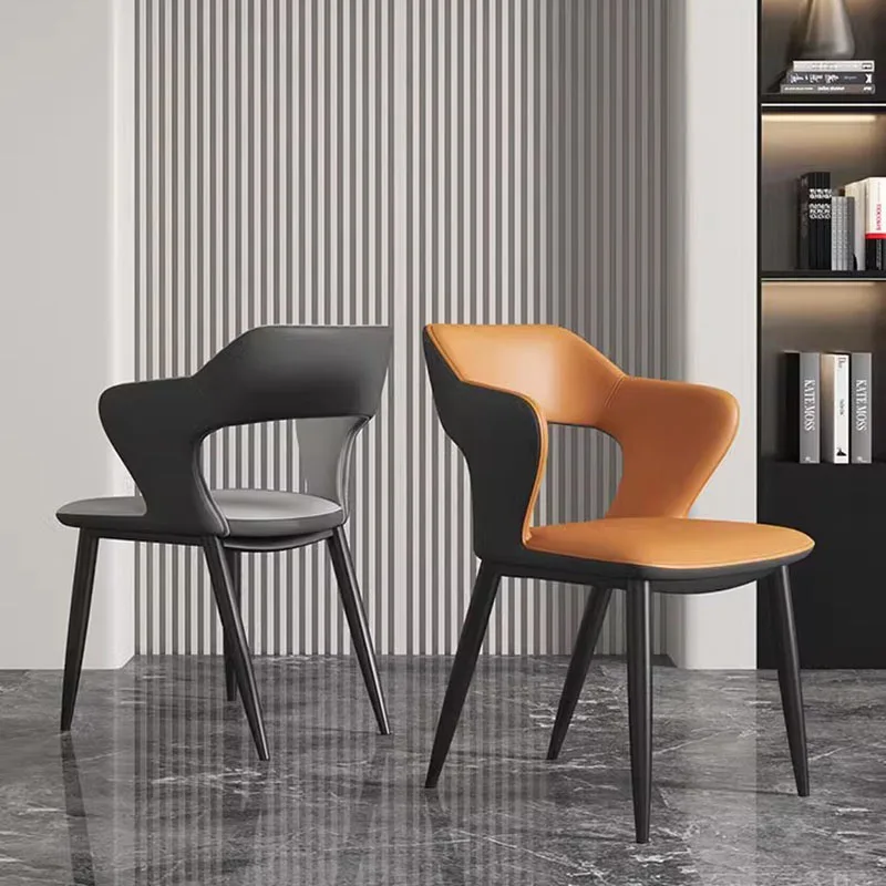 Salotti Sedie Nordiche Soggiorno Portatile Ergonomico In Pelle Sedie Da Soggiorno Di Lusso Design Sedie Cucina Mobili Per La Casa Mq50Kt