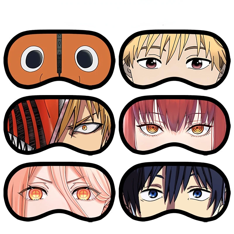 Anime Denji Pochita Eye Patch Mask, Motosserra Homem, Venda Para Dormir,  Respirável, Blackout, Cosplay, Máscara de Olho para Homens, Parentes -  AliExpress