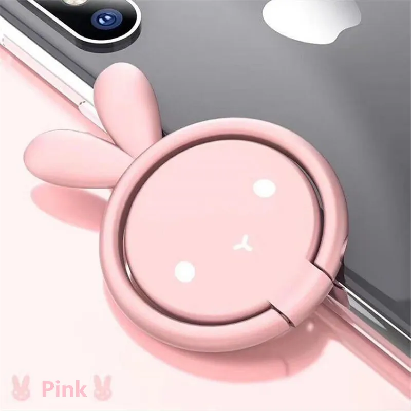 YYDSKY Rabbit Shape Ring Holder For Mobile Phone Metal Practical Finger Stand Cute Cartoon Multi-color Fing Holder For Cell Case phone stands Holders & Stands