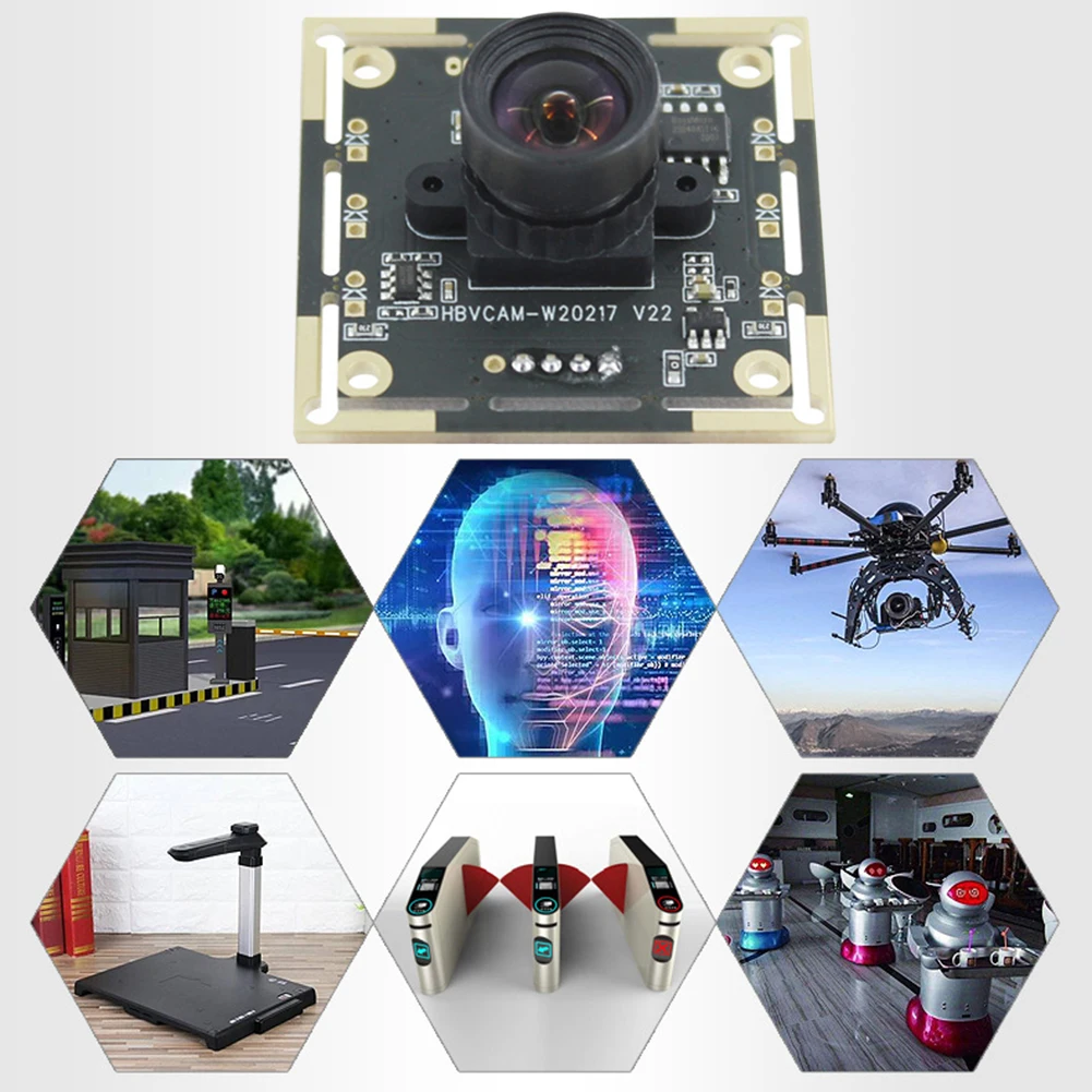 3-1Pcs OV9732 100 Degrees 1MP Camera Module 2M Cable 1280x720 for Android Micro USB Camera Module Free Driver Manual Focus
