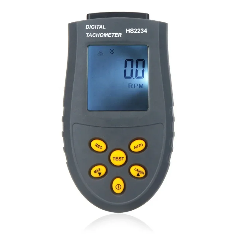 

Portable Digital Non-contact Tacometro Laser Tachometer HS2234 Speed Gauge LCD RPM Test Speed Measuring Instrument