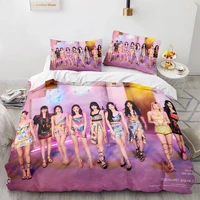 3D Print Kpop Girl Group Twice Nayeon Bedding Set Duvet Cover Bed Set Quilt Cover Pillowcase Comforter king Queen Size Boy Adult 1