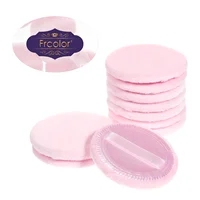 Puff Case Powder Puffs Triangle for Sponge Makeup of Housing Pressed Applicator Pad Facial Foundation Accessories Round Small 1