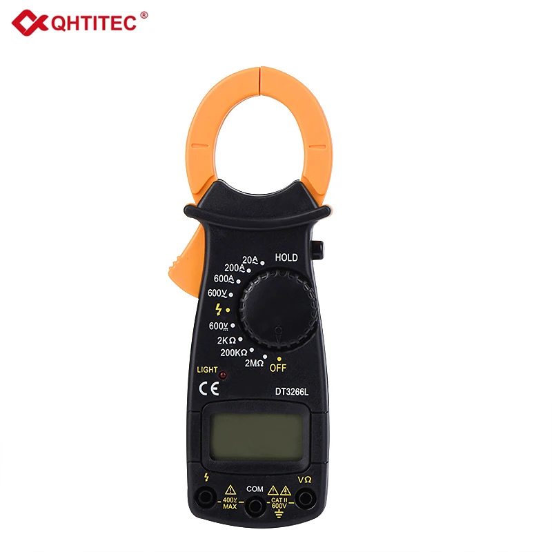 

New Clamp Multimeter Digital Auto-Ranging Tester AC DC Current Voltage Clamp Meter Continuity Capacitance Resistance Frequency
