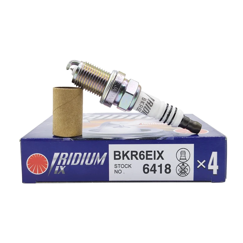 

4PCS BKR6EIX 6418 Iridium Spark Plug For Volvo Porsche Suzuki Audi BMW BKR6EIX-6418 High Quality Car Engine