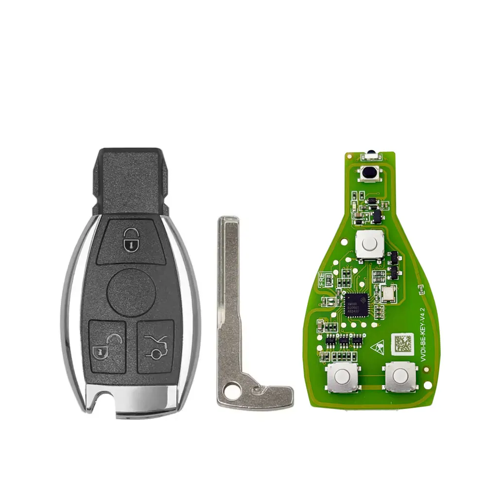 Xhorse VVDI BE 키 프로 3/4 버튼 리모트 자동차 키 (메르세데스 벤츠 V4.2 PCB 리모트 키 칩 개선 버전 315/433MHz 무로고)