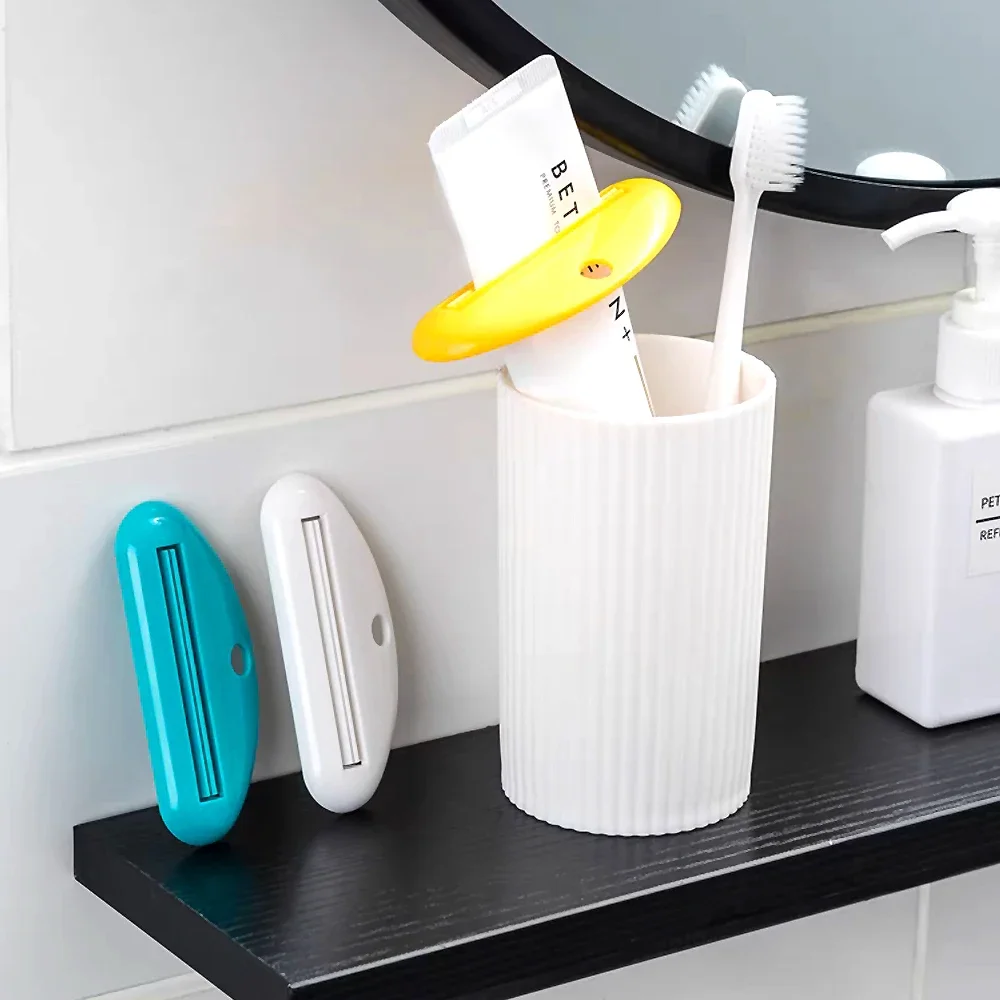 10/5/3/1Pcs Toothpaste Squeezer Plastic Facial Cleanser Clips Manual Squeezed Toothpaste Tube Bathroom Accessories Reduce Waste 5