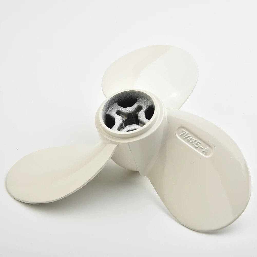 Metal Outboard Propeller 7 1/4X5-A For Marine Boat Motor 2 Stroke 2 For HP Aluminum Alloy Propeller
