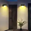 Solar Lights Outdoor Garden Solar Powered Wall Lamp Waterproof Motion Sensor Pathway Light Landscape Path Yard Backyard Lawn 6