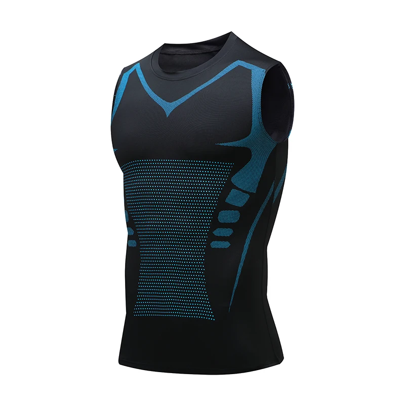 Compression Tank Top Men Gym Shirts Sleeveless Qui...
