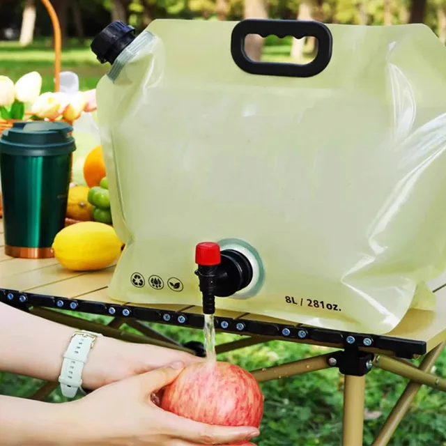 8L Collapsible Water Container Water Bag Folding Canister Bottle Folding Water Bucket YYSD04 6