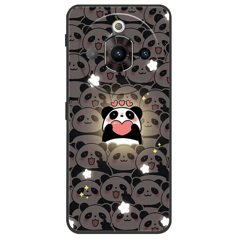 Cute Fashion Black Silicone Soft Phone Case - Shockproof Back Cover Shell