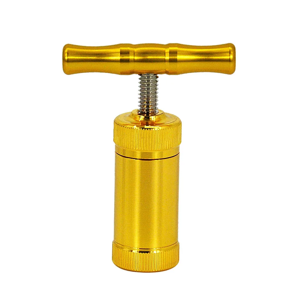 Aluminum Tobacco Press Spice Hand Crusher Pepper Mill Handmade Metal Smoking Press Accessories herb grinder,tobacco grinder,manual spice grinder