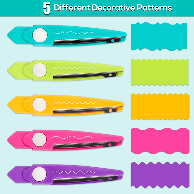 5 pairs Zig Zag Edges with Portable Organizing Container