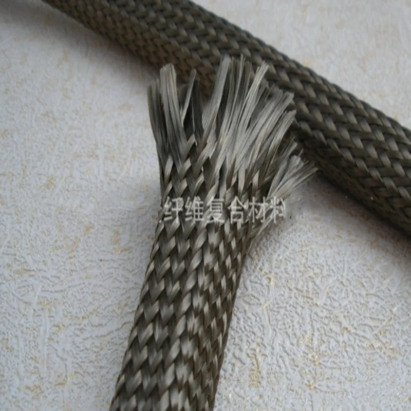 Description Picture 3 of itemReal Carbon Fiber Cylinder webbing 72/64 spindle 3K HCF-15 HCF-20 12K HCF-52 HCF-58 Cylinder Fabric Braid Belt carbon fiber