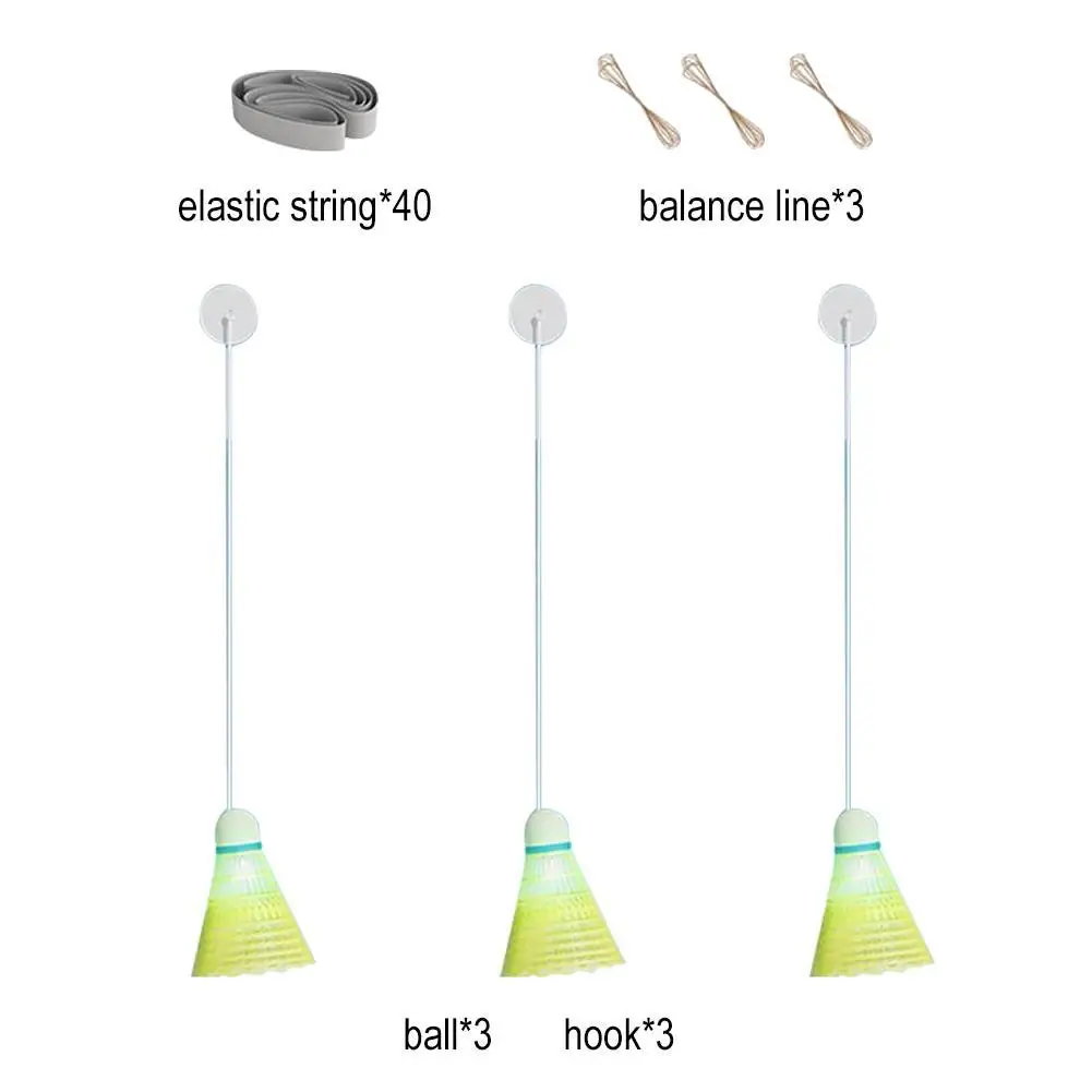 Badminton Trainer Badminton Individual Trainer for Power Practice Fitness Accompaniment Rebound Spinning Ball