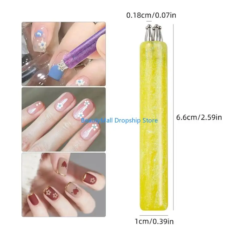 전문 네일 DIY 애호가를 위한 40JD 내구성 아크릴 네일 아트 도트 도구