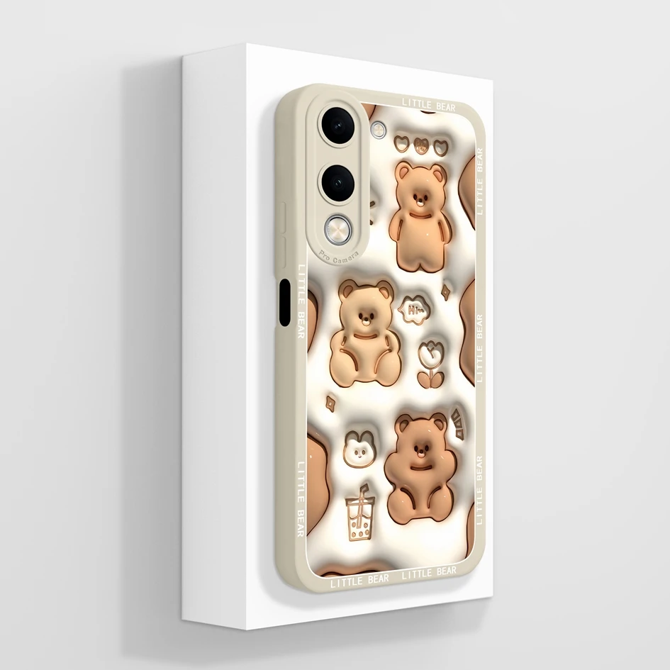 Cute Animal Pattern Slim Silicone Anti-Drop Phone Case - Durable Back Cover and Bumper Protection