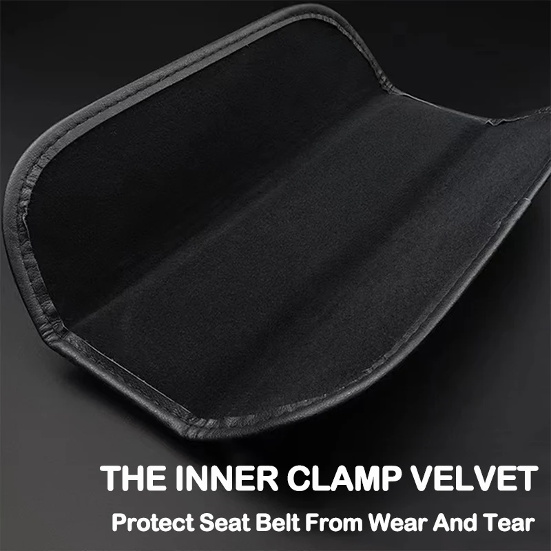 랜드로버 디펜더 디스커버리 1 2 에보크 레인지 SV SVR 벨라 차량용 2개 나파 가죽 안전벨트 어깨 패드