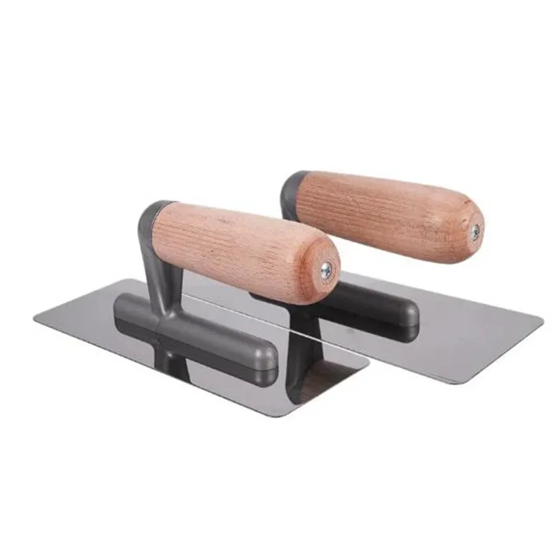 2Pcs Stainless Steel Trowel Tool Batch Wall Shovel Tool Putty Cement Finishing Concrete Trowel