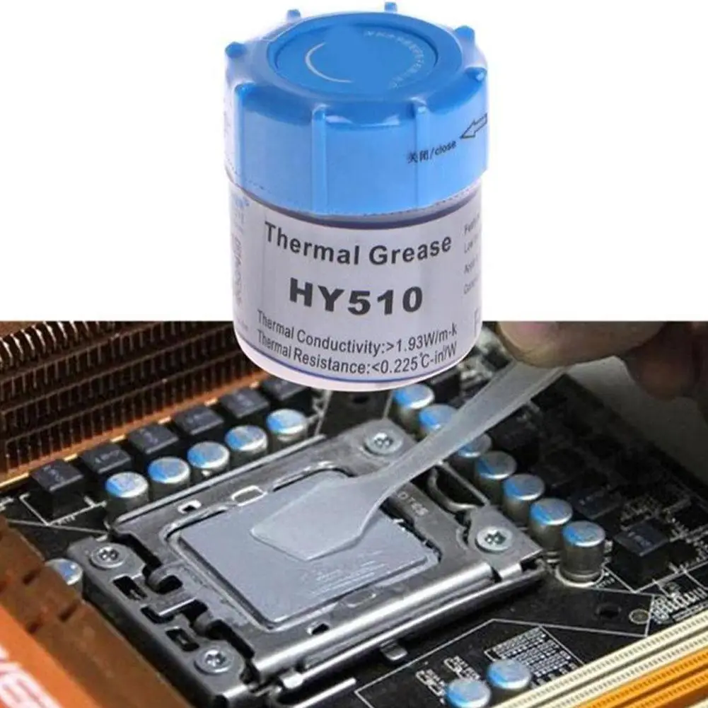 1.93W/m-k 10g Silicone Thermal Paste Heat Transfer Grease Heat Sink CPU GPU Chipset Notebook Computer Cooling Cream-50-280&deg;C