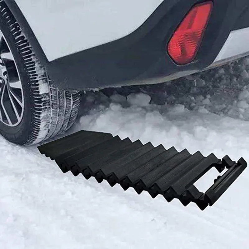 Car Wheel Anti-Skid Pad Non-Slip Sturdy Portable Universal Emergency Tire Traction Mat Plate For Snow Mud Ice Sand car wheel anti skid pad