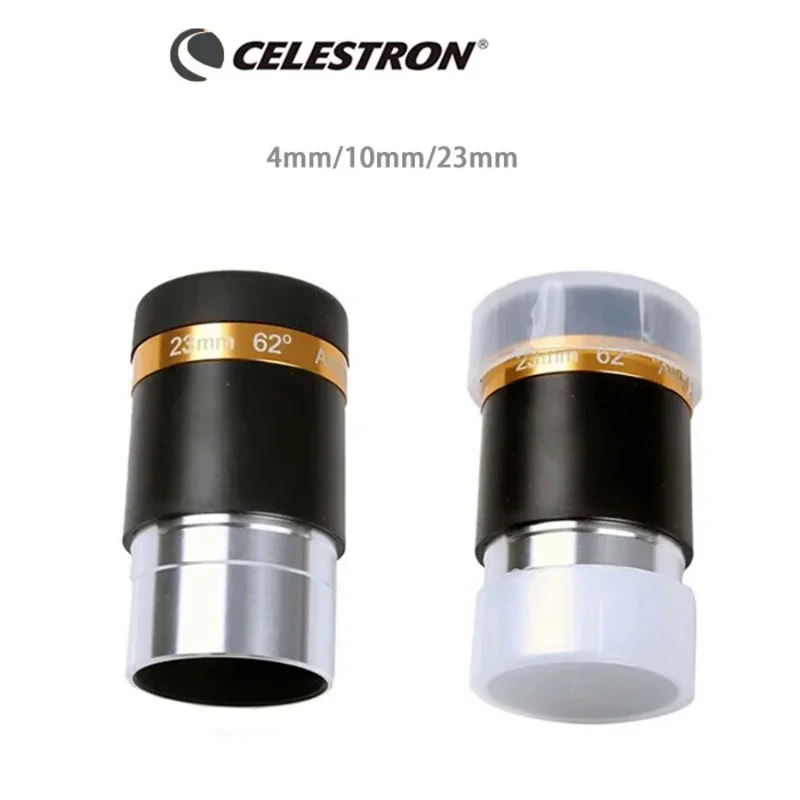 Celestron 62 Graden Asferisch High-Definition Oculair 4/10/23Mm Volledig Gecoat Voor 1.25 