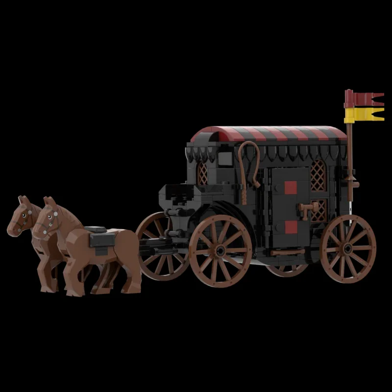 

Строительные блоки Moc, креативный эксперт, средневековая модель, Детские конструкторы в виде кареты, строительные игрушки для детей, подарки