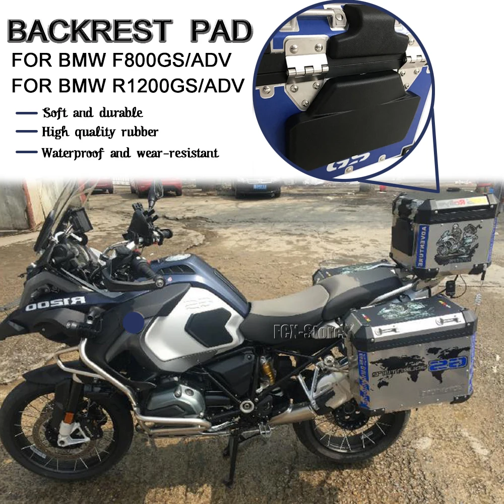 Passenger Backrest Back Pad Rear Saddlebag Trunk Sticker For BMW F 800 GS ADV  1200 GS Adventure F800GS R1200GS F700GS G310GS