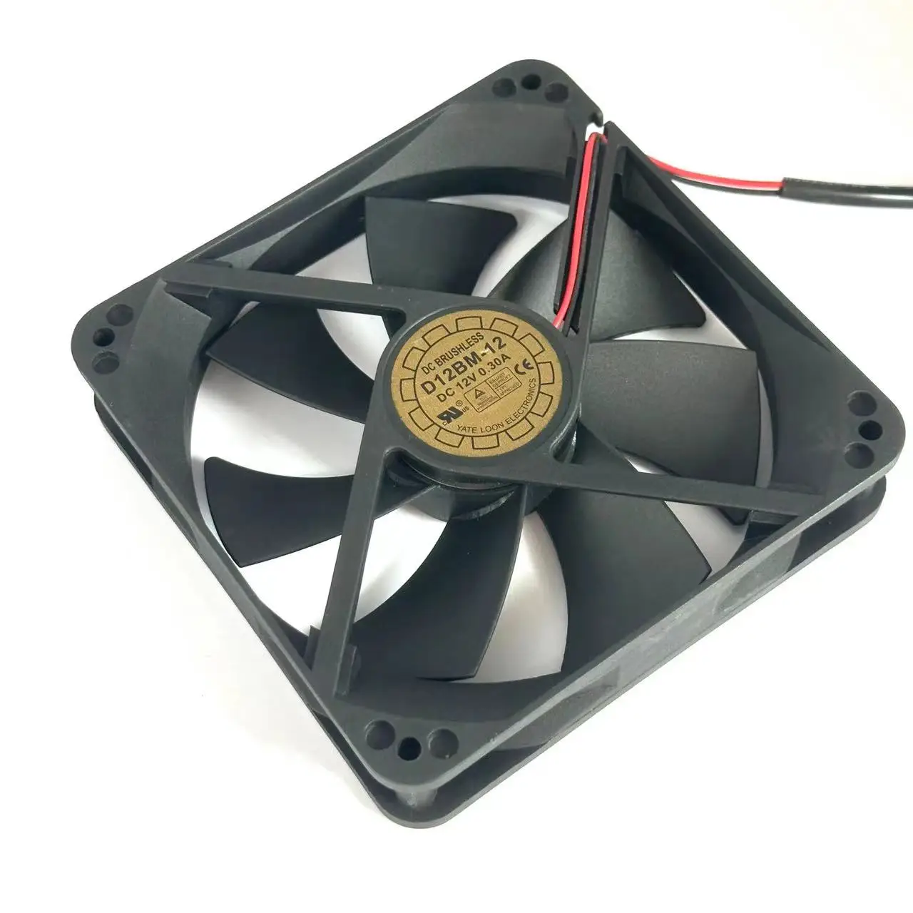 Ventilador de Refrigeração do Servidor Y.l Fios D12bm12 dc 12v 0.3a 120x120x25 mm