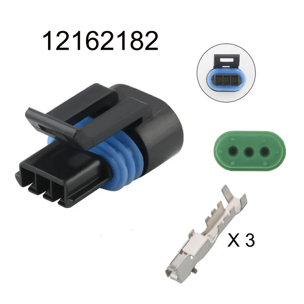 

100 набор 12162182 автомобильный водонепроницаемый соединительный кабель, 3-контактный Автомобильный штекер, famale, Штекерный уплотнитель