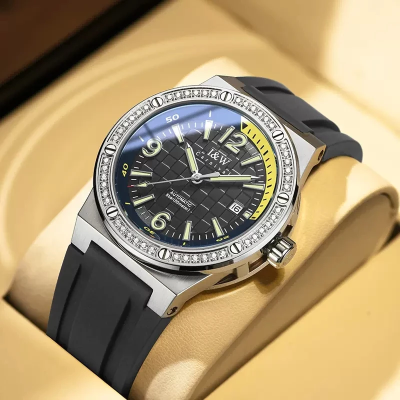 

Relogio Masculino CARNIVAL Mechanical Sports Watch For Men Brand Luxury Automatic Wrist Watch 50M Waterproof 2023 Reloj Hombre