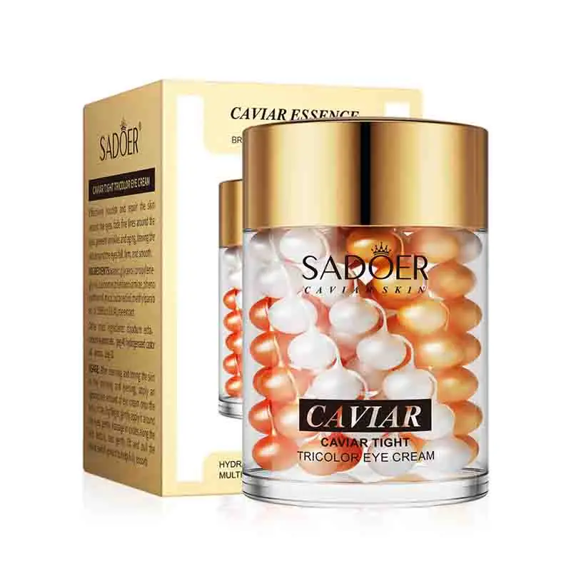 SADOER Caviar Eye Cream Anti Dark Circles Removal Eye Bags Anti-aging Anti Wrinkles Moisturizing Eyes Skin Care Proudcts