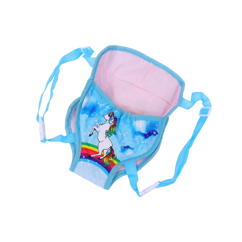 Doll Backpack for 43cm Dolls Mini Carry Bag Baby Born Suit Suitable 18 Inch Dolls Girl's Birthday Present Doll Bag 4
