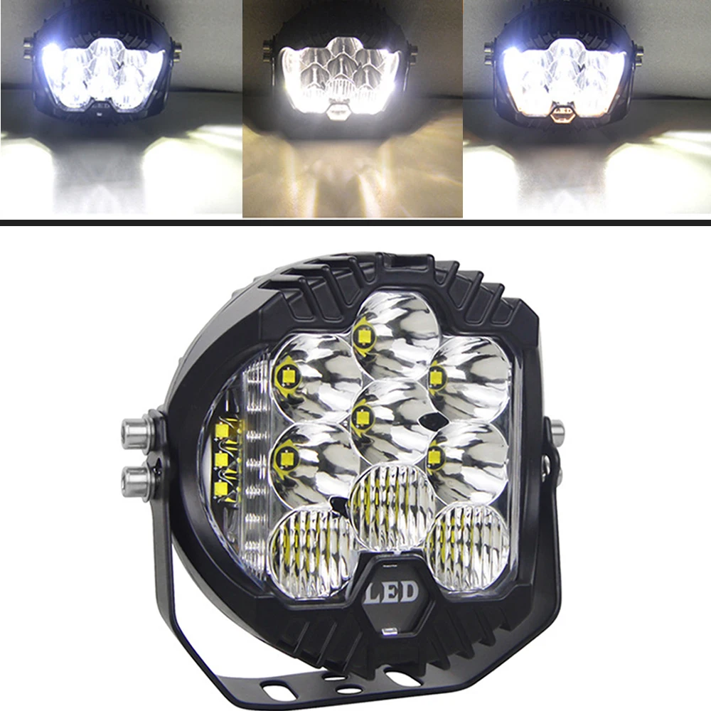 Side Shooter LED-Pods 2 Stück 58W 4000LM Offroad Spot-Flood-Kombi-Fahrlicht Nebelscheinwerfer | LED-Arbeitsscheinwerfer für Offroad-LKW, Auto, ATV – Detail 12