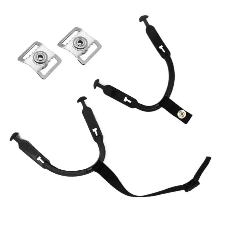 Ice Hocke Chin Strap Adjustable Sports Headgear Accessories Detachable Ice Hockey Helmet Sports Chin Strap Replacement Ear Loops