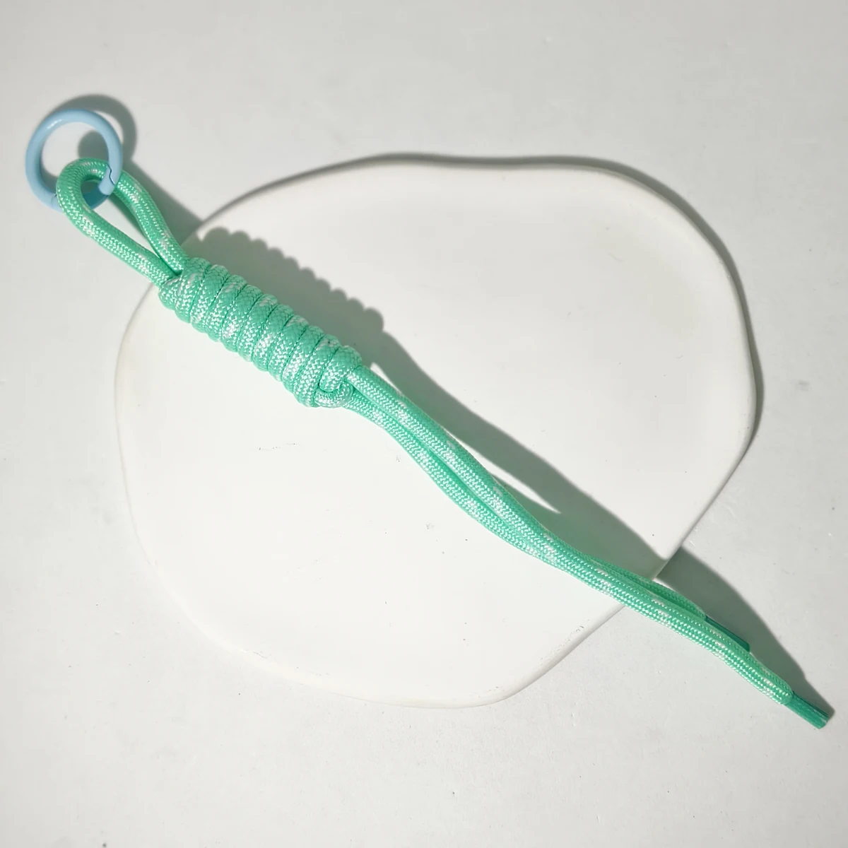 Vibrant Nylon Woven Rope Charms for Keychain and Bag Pendant Accessories