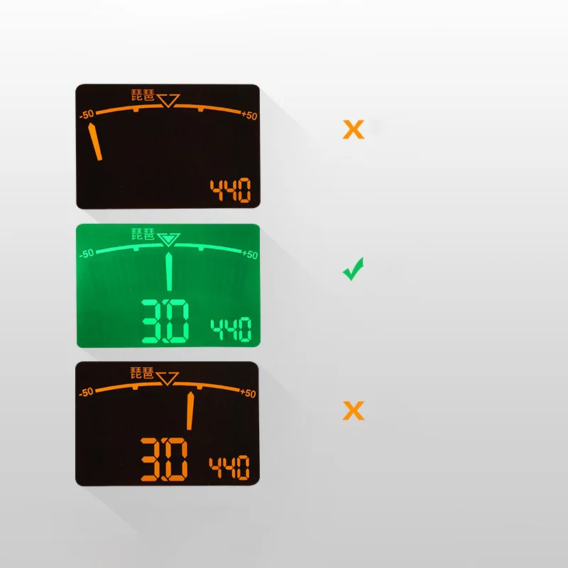 T-80 Pipa Tuner Colorful Screen Chromatic Tuner With Clip LCD Display For Classical Musical Instrument Erhu Accessories
