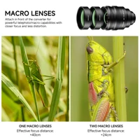 PICKOGEN 2X Converter with 200mm & 300mm Macro Lens for Phone Camera Telephoto Lens Compatible For Samsung  S24/S25/26 Ultra 5