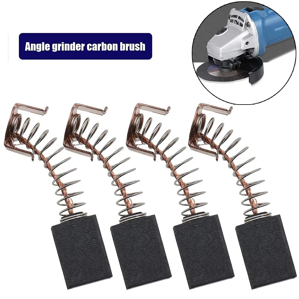 2 Pairs Reliable Carbon Brush Kit For WS125 Grinder Electric Motor For G720 Carbon Brushes With Cables Power Tool Accessory