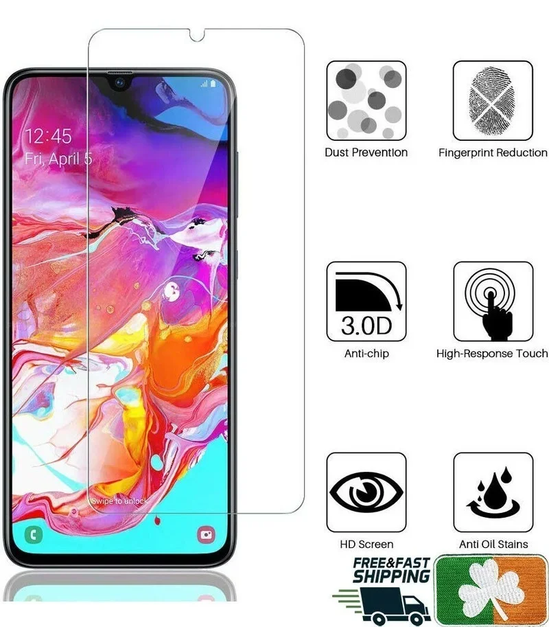 Proteggi Schermo In Vetro Temperato Di Alta Qualità Per Samsung Galaxy A10/20/30/40/50/60/70 A20E S21