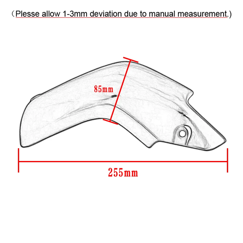 CBR600RR Motorcycle Side Panel Exhaust Heat Shield Cowl Carbon Fiber For Honda CBR 600RR F5 2007 2008 2009 2010 2011 2012 2013