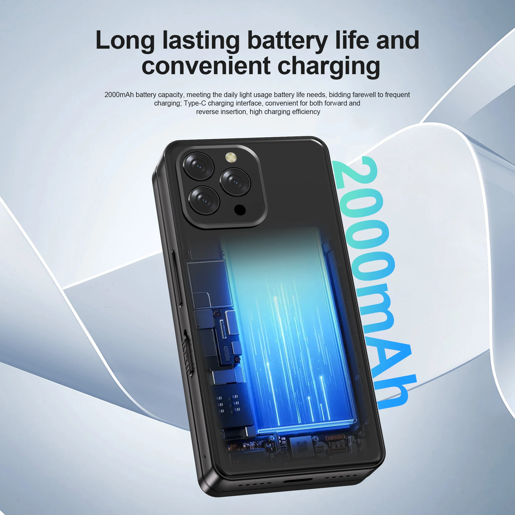 SERVO F21 Slide Android Smartphone 4G LTE 2GB+16GB Play Store WhatsAPP WiFi Hotspot Flashlight FM Radio 3.0" Sliding Smart Phone