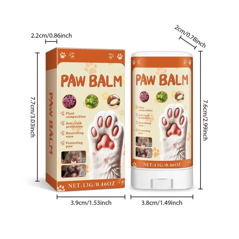 Dog Paw Allergy Relief Dog Skin Soother Moisturising Paw Pad Balm Natural Skin Soother Dogs Lotion Balm For Cats