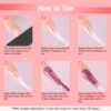 2pcs 15ml No Wipe Glossy and Matte Top Coat Soak Off Nail Gel Varnish for Starter Home Salon Nail Art Design Manicure Pedicure 6