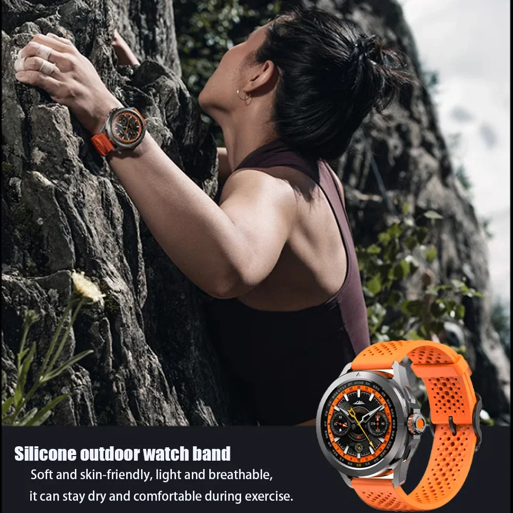 22mm Sport Silicone Replacement Wristband