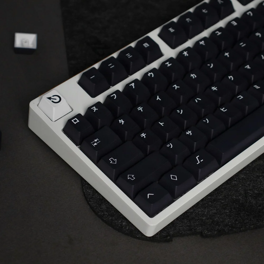 Perfil Cereja, Dye-Sub, Personalizado Japonês, Personalidade Keycaps para Teclado Mecânico, Azul