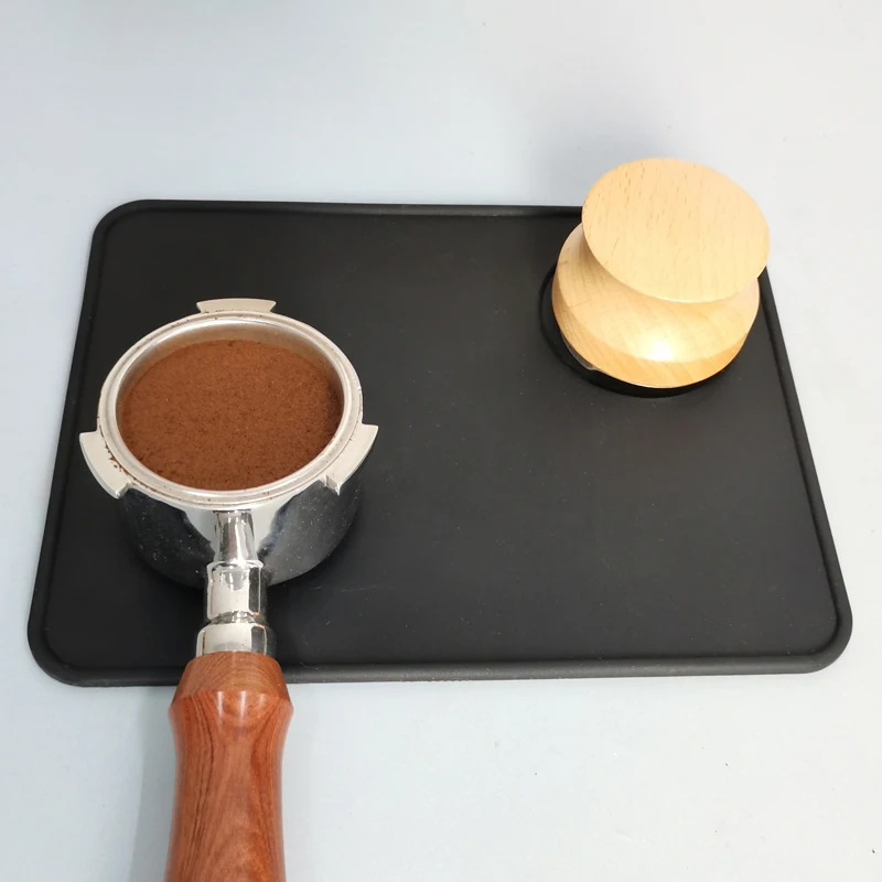 Silicone Tamper Mat Black Pads Stand For 49/51/53/54/57.5/58/58.5mm Portafilter and Tampers