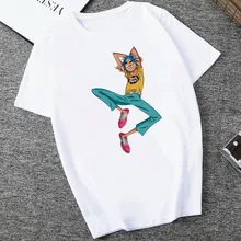 

Gorillaz Harajuku Tops Summer Tees Kawaii Clothes Girl T Shirt ,Drop Shipping